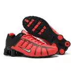 nike shox nz sneakers for hommes for sale red black